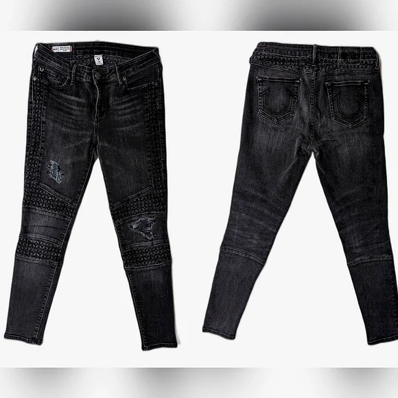 🚫SOLD!🚫True Religion Moto Jeans - Picture 5 of 14